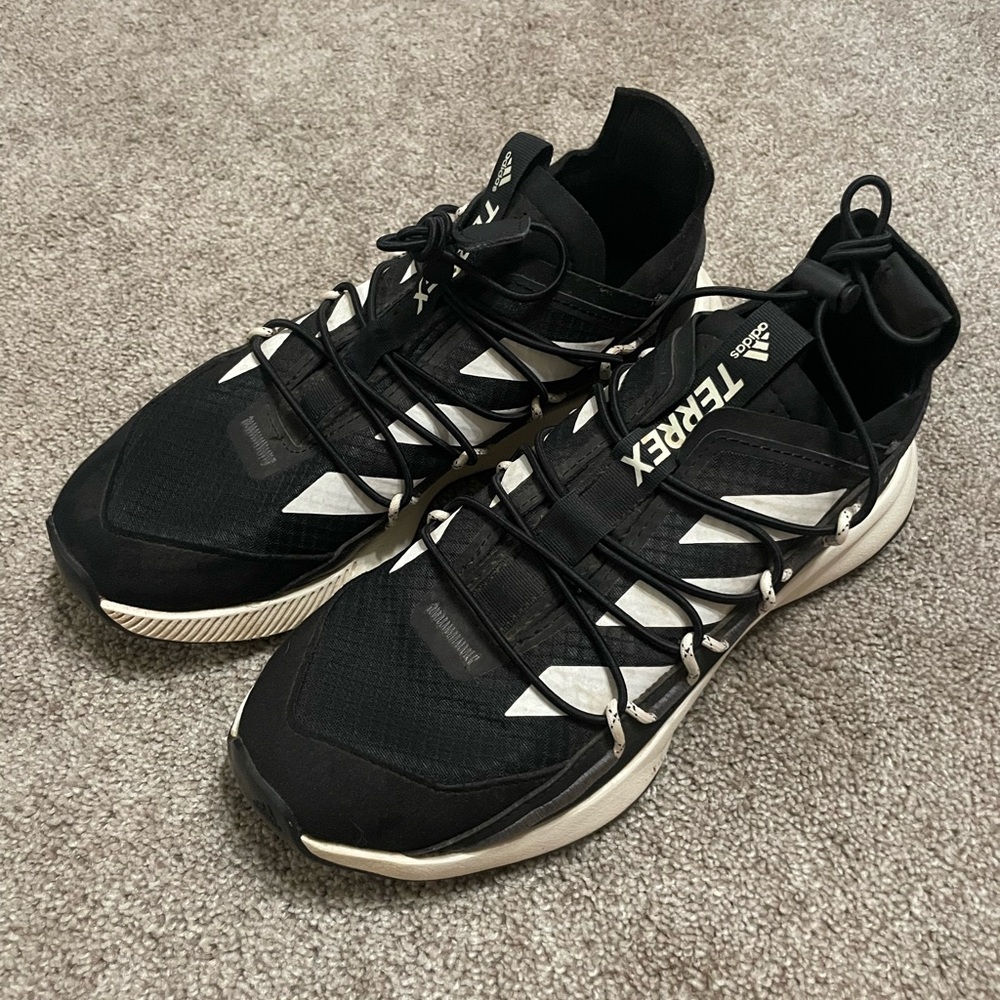 Adidas Terrex Black and White Outdoor Shoes